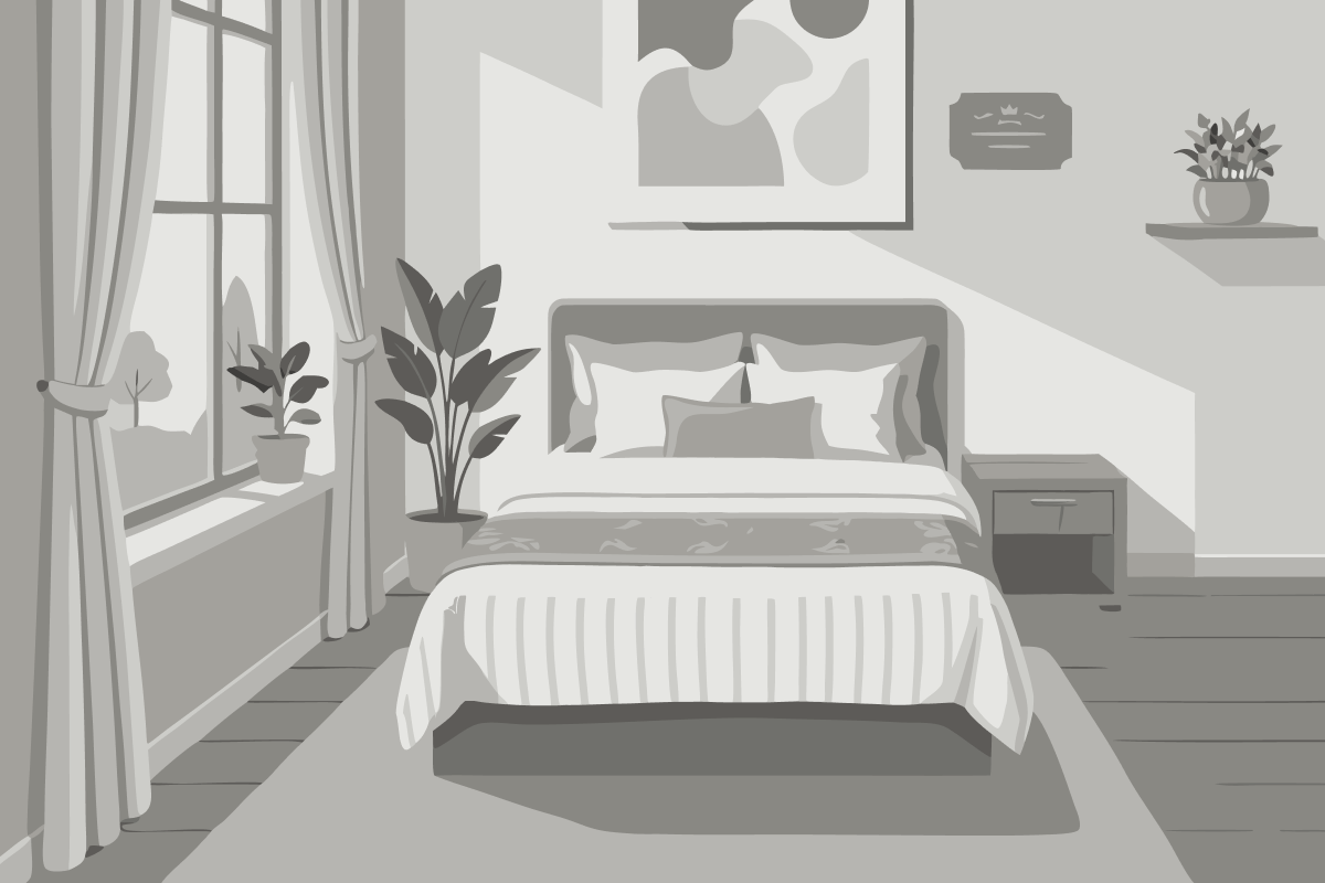 Cama em Quarto Dormitório Misto com 10 Camas
